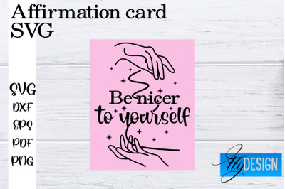 Affirmation Cards SVG | Positive Affirmation SVG