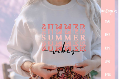 Summer Vibes Cut File SVG