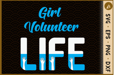 Girl Volunteer Life Hands Up