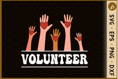 Volunteer Heart Hands Up!