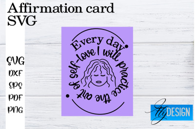 Affirmation Cards SVG | Positive Affirmation SVG