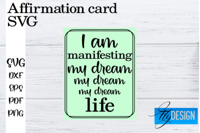 Affirmation Cards SVG | Positive Affirmation SVG