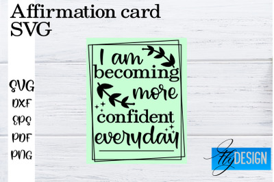 Affirmation Cards SVG | Positive Affirmation SVG