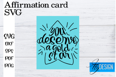 Affirmation Cards SVG | Positive Affirmation SVG