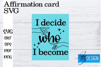 Affirmation Cards SVG | Positive Affirmation SVG