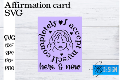 Affirmation Cards SVG | Positive Affirmation SVG