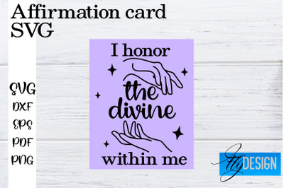 Affirmation Cards SVG | Positive Affirmation SVG