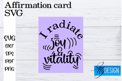 Affirmation Cards SVG | Positive Affirmation SVG