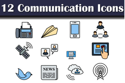 Communication Icon Set