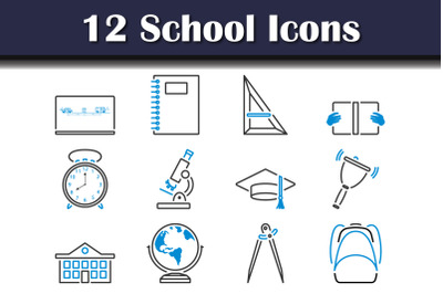 School Icon Set