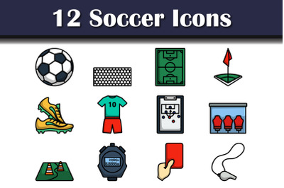 Soccer Icon Set