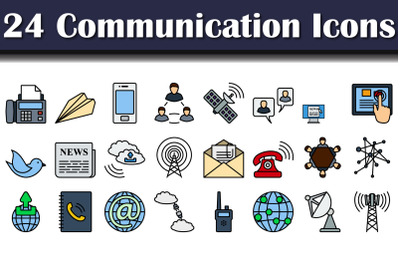 Communication Icon Set