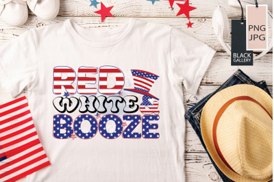 Red White &amp;amp; Booze Sublimation