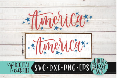 America Stars - Fourth of July SVG