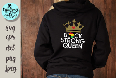 Black strong queen svg png eps dxf jpeg