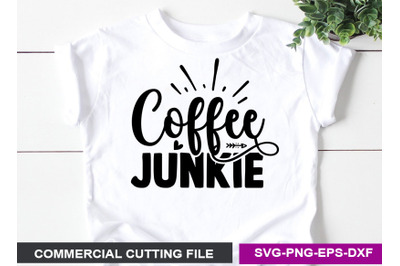 Coffee Junkie- SVG