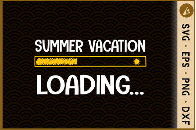 Summer Vacation Loading Bar