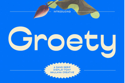 Groety Sans Display Font