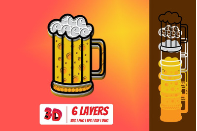 3D Beer SVG