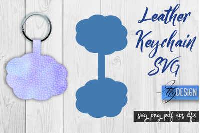 Leather Keychain SVG | Key Fob SVG | Bag Tag Design