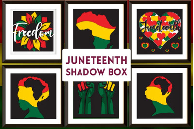 Juneteenth Shadow Box