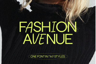 Fashion Avenue - Sans and Handwritten Font Duo