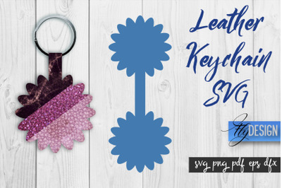 Leather Keychain SVG | Key Fob SVG | Bag Tag Design