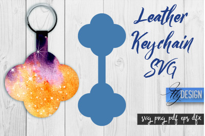 Leather Keychain SVG | Key Fob SVG | Bag Tag Design