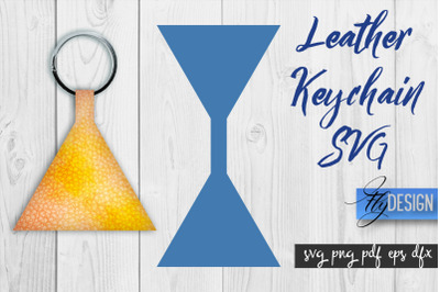 Leather Keychain SVG | Key Fob SVG | Bag Tag Design