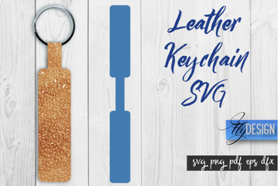 Leather Keychain SVG | Key Fob SVG | Bag Tag Design