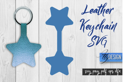 Leather Keychain SVG | Key Fob SVG | Bag Tag Design