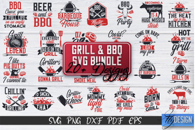 Grill SVG Bundle | BBQ SVG bundle | Funny Fathers Day Svg &nbsp;v.1
