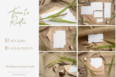 Time to Rustic. Photo Mockup Set