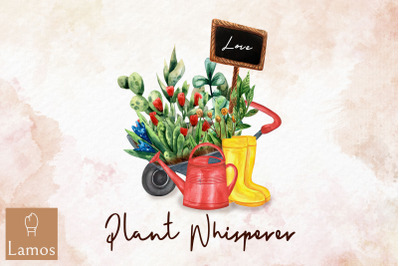 Plant Whisperer Cactus Sublimation Lover