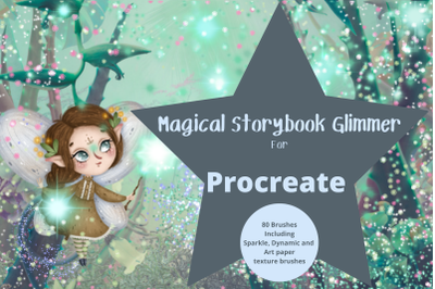 Procreate Magical Storybook Illustration Toolkit - 80 Brushes