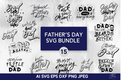 Father&#039;s Day Bundle Dad shirt SVG Bundle