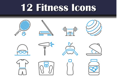 Fitness Icon Set