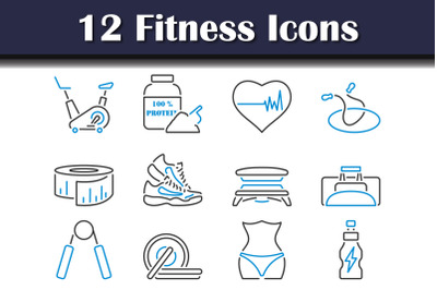 Fitness Icon Set