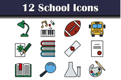 School Icon Set