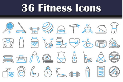 Fitness Icon Set