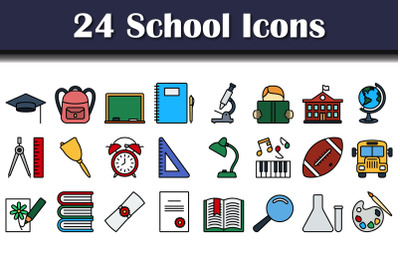 School Icon Set