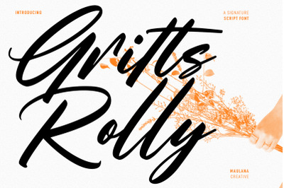 Gritts Rolly Script Font