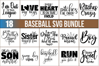Baseball SVG Design Bundle