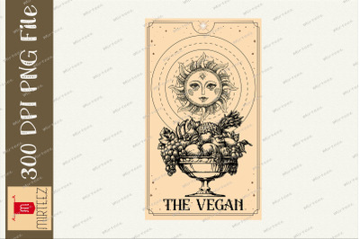 Vegan Tarot Wizard Aesthetic Sublimation