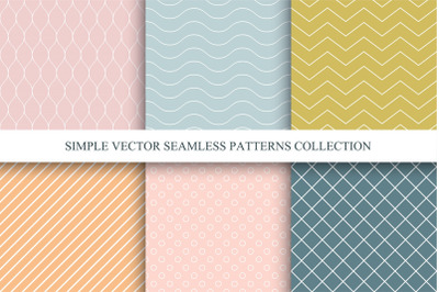 Seamless geometric delicate patterns
