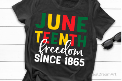 Juneteenth Freedom Since 1865 SVG