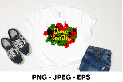 Juneteenth sublimation design