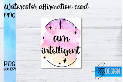 Watercolor Affirmation Cards PNG | Positive Affirmation PNG