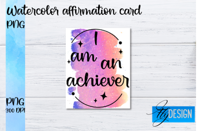 Watercolor Affirmation Cards PNG | Positive Affirmation PNG