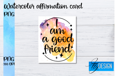 Watercolor Affirmation Cards PNG | Positive Affirmation PNG